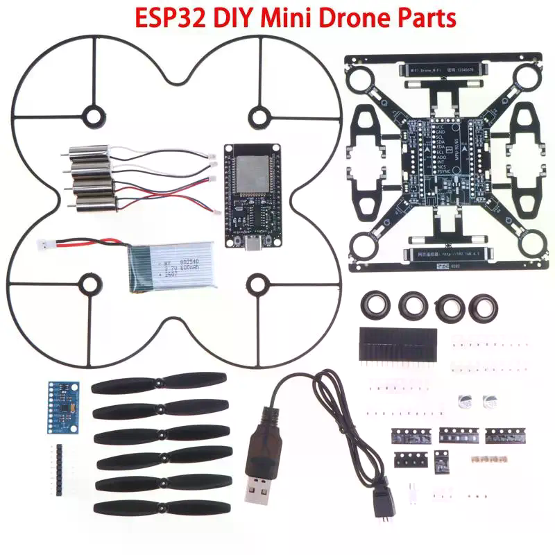 Drone Kit Octocopter - Набор для сборки мини-дрона ESP32 с
