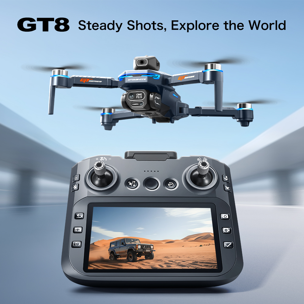 Дрон GT8 Max складной, 8K HD,  – обзор и цена Drone Kit With Camera