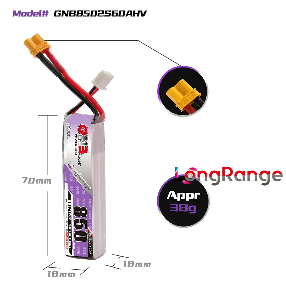 GAONENG GNB LiPo аккумулятор 8 – обзор и цена Drone Kit Long Range