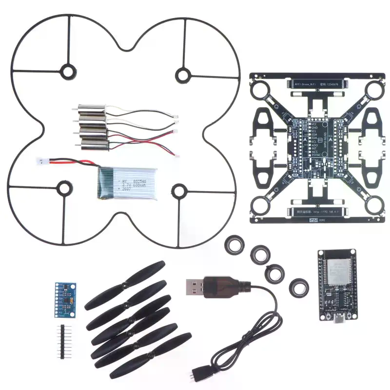 Набор для сборки мини-дрона ES – обзор и цена Drone Kit Octocopter